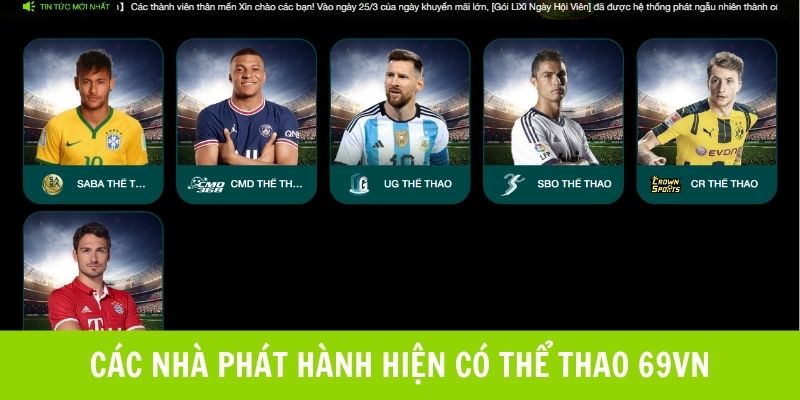 Khám phá danh sách các nhà phát hành thể thao hàng đầu
